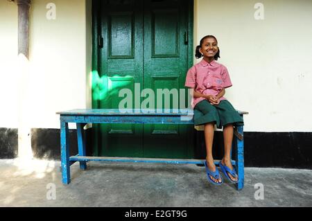 India stato del Bengala Occidentale Kolkota Arte in tutti noi attività Foto Stock