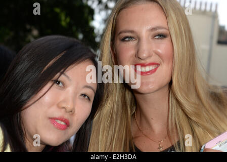 Londra, Regno Unito. 19 giugno 2014. Victoria Azarenka assiste il WTA Pre-Wimbledon party al tetto di Kensington Gardens a giugno 19, 2014 a Londra, Inghilterra. Credito: Vedere Li/Alamy Live News Foto Stock