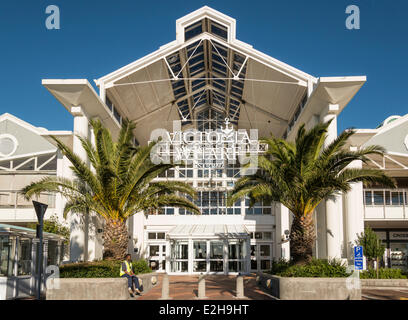 Centro commerciale Victoria Wharf, Lungomare Victoria and Alfred e Cape Town, Western Cape, Sud Africa Foto Stock