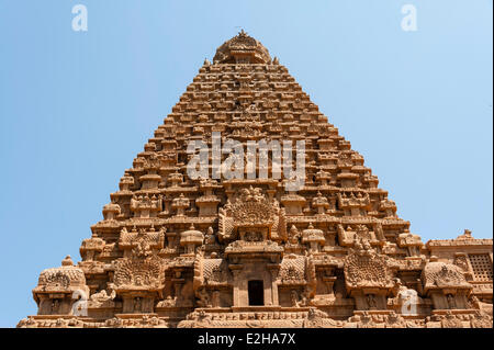 Tempio Brihadeeswarar, Thanjavur, Tamil Nadu, India Foto Stock