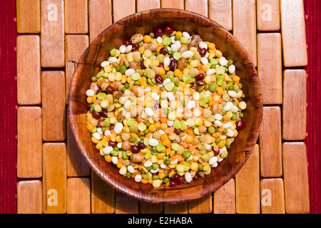 Legumi misti hanno un elevato valore nutrizionale Foto Stock