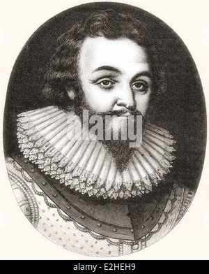 Sir Francis Drake, vice ammiraglio, c. 1540 - 1596. Inglese Mare capitano, corsaro, navigator, slave e politico. Foto Stock