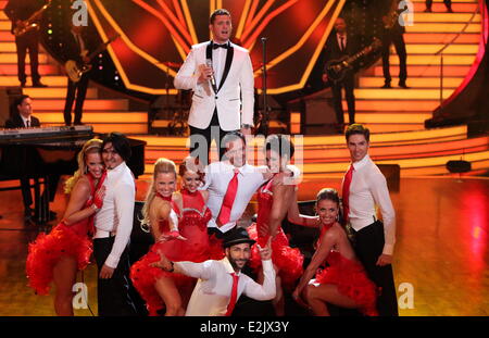 Michael Buble su tedesco RTL TV show "Let's Dance' a Coloneum studi TV. Dove: Colonia, Germania Quando: 12 Apr 2013 Foto Stock