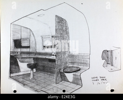 Questa foto tratta dall'album di Charles Freel mostra il Convair B-36, un massiccio bombardiere strategico sviluppato per la U.S. Air Force. Il B-36 fu una parte fondamentale del deterrente nucleare degli Stati Uniti durante la Guerra fredda. Foto Stock