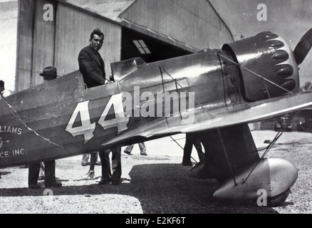 La Wedell-Williams Model 44, nota come Miss Patterson, era un pilota aereo di spicco negli anni '1930 Pilotato da Charles Daniels e Jimmy Wedell, l'aereo gareggiò in gare aeree nazionali, con un motore Pratt & Whitney R-1690 Hornet per prestazioni ad alta velocità. Foto Stock