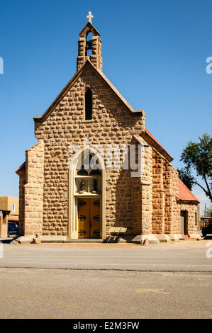 Santuario di Nostra Signora di Lourdes , San Juan parrocchia, Ohkay Owingeh Pueblo, Nuovo Messico Foto Stock