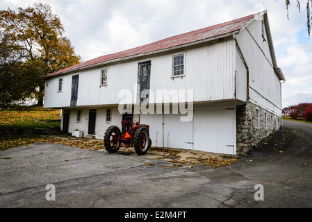 1890s Fienile, calce Mill Valley, Willow Street, Pennsylvania Foto Stock