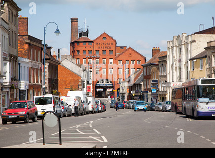 Wadworth Northgate brewery Devizes, Wiltshire, Inghilterra Foto Stock