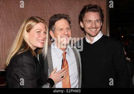 Apertura notturna afterparty per ''tutti i rabbia" tenutosi presso la West Bank Cafe: Marin Mazzie,Martin Moran,Jason Danieley dove: New York City, Stati Uniti quando: 30 Gen 2013 Foto Stock