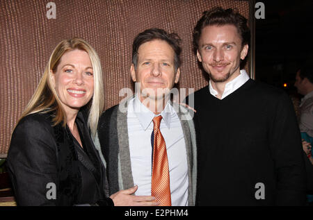 Apertura notturna afterparty per ''tutti i rabbia" tenutosi presso la West Bank Cafe: Marin Mazzie,Martin Moran,Jason Danieley dove: New York City, Stati Uniti quando: 30 Gen 2013 Foto Stock