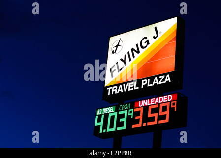 Accesa battenti J Travel Plaza accedi Winnemucca. Il Nevada. Foto Stock