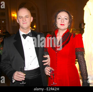 Grandi aspettative Serata di Gala tenutosi presso il Waldorf, Aldwych - interno dotato di: Annie Gosney,Tim McInnerny dove: Londra, Regno Unito quando: 07 Feb 2013 Foto Stock