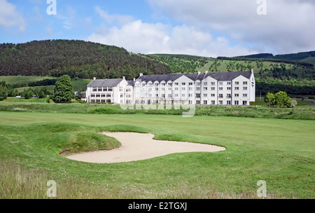 Macdonald Cardrona Hotel Golf & Spa in Cardrona vicino a Peebles in confini Scozzesi Scozia Scotland Foto Stock