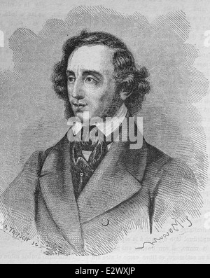 Felix Mendelssohn (1809-1847). Compositore tedesco, pianista, organista e conduttore. Periodo Romantico. Incisione. Foto Stock