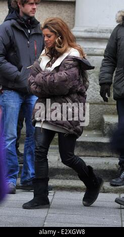 RTE dramma di amore e odio la stagione 4 del set di un film su Green Street offre: Aoibhinn McGinnity dove: Dublino, Irlanda quando: 25 Mar 2013 Cr Foto Stock