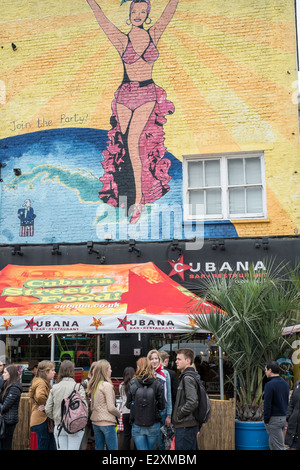 Ristorante cubano sulla Palude inferiore, Waterloo, London, Regno Unito Foto Stock