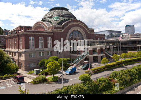 Union Station e casa corte di Tacoma Washington. Foto Stock