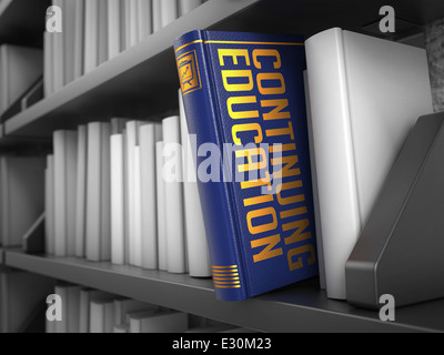 Formazione continua - Titolo del libro. Il concetto educativo. Foto Stock