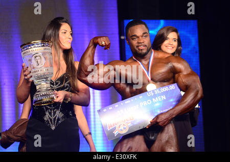 Arnold Classic Brasile 2013 in Sudamerica Convention Center dotato di: atleta dove: Rio de Janeiro, RJ, Brasile quando: 26 Apr 2013 Foto Stock