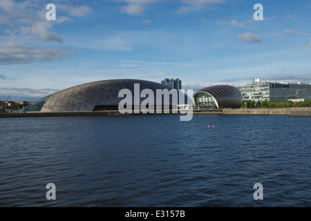 Centro per le scienze e la BBC Scotland sede, Pacific Quay, Glasgow Foto Stock