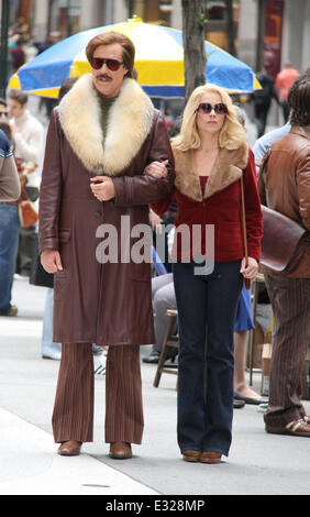 'L'anchorman: continua la leggenda film ambientato a New York City con: Will Ferrell,Christina Applegate ha Dove: New York City, NY, Stati Uniti quando: 18 Maggio 2013 Foto Stock