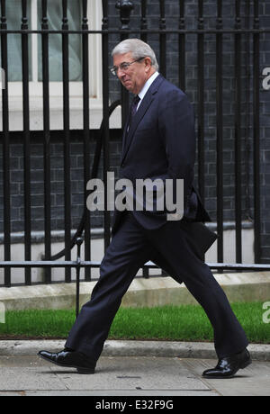 Business Leader arrivano al 10 di Downing Street per il Business Advisory Group incontro con il Primo Ministro David Cameron. Londra, Inghilterra - 20.05.13 con: Sir Roger Carr,Presidente,CBI Dove: Londra, Regno Unito quando: 20 Maggio 2013om Foto Stock