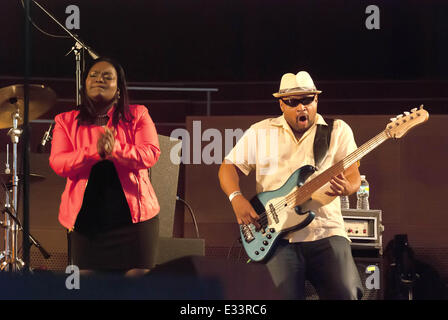 Trentesimo annuale di Chicago Blues Festival - Giorno Uno presenta: Shemekia Copeland dove: Chicago, Illinois, Stati Uniti quando: 06 Giu 2013 Foto Stock