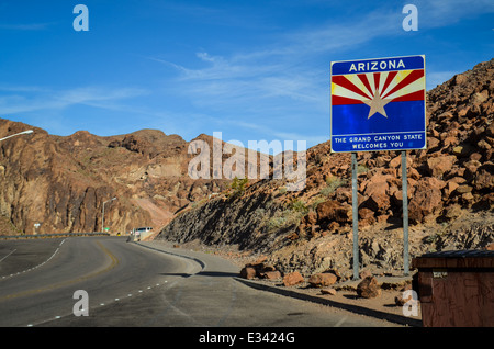 Segno di Arizona Foto Stock