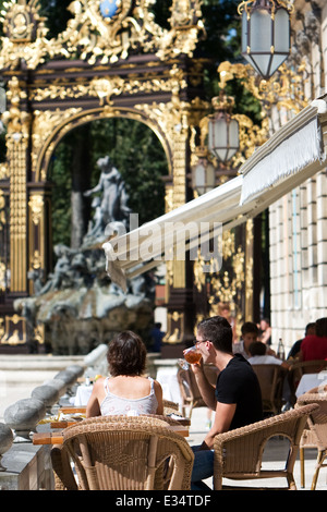 Place Stanislas Nancy Francia Foto Stock