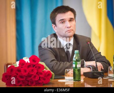 Nuovo ministro ucraino degli Affari esteri Pavel Klimkin a Kiev, Ucraina, Giovedì 19 Giugno, 2014. 19 giugno 2014. © Sergii Kharchenko/NurPhoto/ZUMAPRESS.com/Alamy Live News Foto Stock