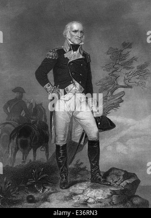 John Stark, 1728 - 1822, un maggiore generale nell'esercito continentale durante la Rivoluzione Americana, Foto Stock