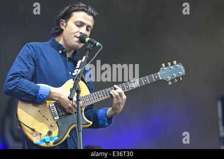 Latitude Festival 2013 - Giorno 2 dotata di: Maccabei dove: Southwold, Regno Unito quando: 19 Lug 2013 Foto Stock