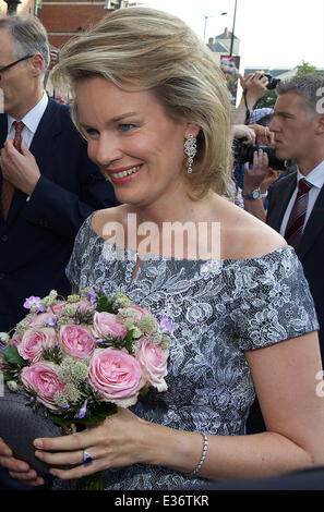 Il belga della famiglia reale di frequentare il Belgio abdicazione & Incoronazione Concerto: la principessa Mathilde del Belgio dove: Bruxelles, Belgio quando: 20 Lug 2013 Foto Stock