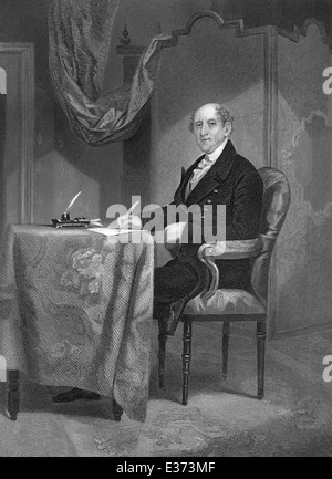 Ritratto di Rufus King, 1755 - 1827, un uomo politico americano e diplomatico Foto Stock