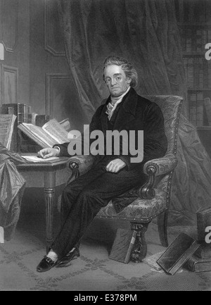 Noah Webster, Jr., 1758- 1843, un lessicografo, scrittore politico, Foto Stock