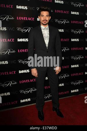 Lovelace - Los Angeles Premiere con: Adam Lambert dove: Hollywood, California, Stati Uniti quando: 06 Ago 2013 Foto Stock