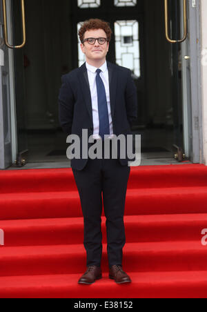 'Tempo' UK premiere tenutasi presso la Somerset House - Arrivi con: Joshua McGuire dove: Londra, Regno Unito quando: 08 Ago Foto Stock