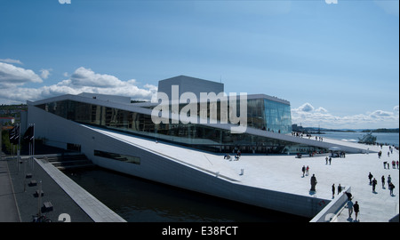 Oslo Opera House - Den Norske Opera Foto Stock