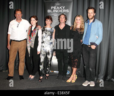 UK premiere di 'Peaky Blinders" tenutasi presso il BFI Southbank con: cast dove: Londra, Regno Unito quando: 21 Ago 2013 Foto Stock