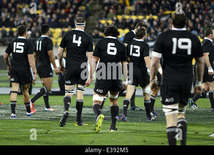 2013 Bledisloe Cup - All Blacks vs. Australia al Westpac Stadium dotate: atmosfera dove: Wellinton, Nuova Zelanda quando: 24 Ago 2013 Foto Stock