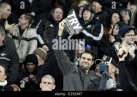 2013 Bledisloe Cup - All Blacks vs. Australia al Westpac Stadium dotate: atmosfera dove: Wellinton, Nuova Zelanda quando: 24 Ago 2013 Foto Stock