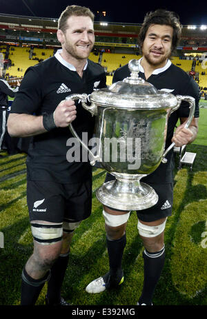 2013 Bledisloe Cup - All Blacks vs. Australia al Westpac Stadium con: Steve Luatua dove: Wellinton, Nuova Zelanda quando: 24 Ago 2013 Foto Stock