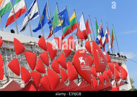 Settantesimo Festival del Cinema di Venezia - Celebrity avvistamenti dove: Venezia, Italia Quando: 01 Set 2013 Foto Stock