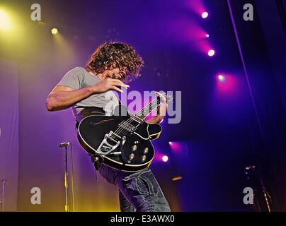 Soundgarden eseguire presso l'O2 Apollo Manchester offre: Chris Cornell,Soundgarden dove: Manchester, Regno Unito quando: 13 Set 2013 Foto Stock