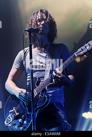 Soundgarden eseguire presso l'O2 Apollo Manchester offre: Chris Cornell,Soundgarden dove: Manchester, Regno Unito quando: 13 Set 2013 Foto Stock