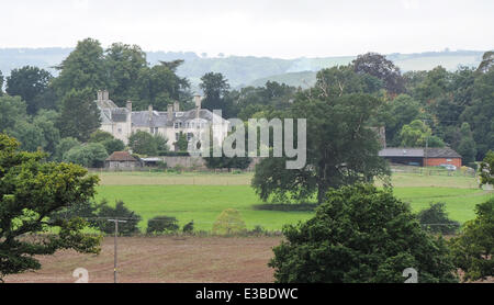 Viste generali di Donnington Hall, vicino a Ledbury, Herefordshire, che è stato acquistato da Elizabeth Hurley e Shane Warne nel 2012 con: Donnington Hall dove: Ledbury, Regno Unito quando: 19 Set 2013 Foto Stock