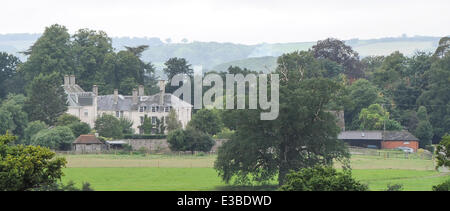 Viste generali di Donnington Hall, vicino a Ledbury, Herefordshire, che è stato acquistato da Elizabeth Hurley e Shane Warne nel 2012 con: Donnington Hall dove: Ledbury, Regno Unito quando: 19 Set 2013 Foto Stock