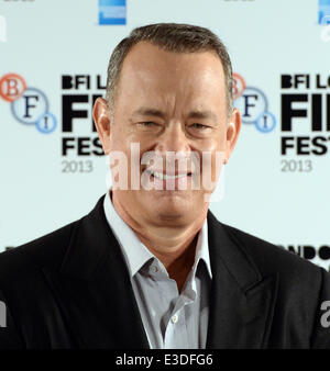 BFI London Film Festival: 'Captain Phillips photocall tenutosi presso il May Fair Hotel dotato di: Tom Hanks dove: Londra, Regno Unito quando: 09 Ott 2013 Foto Stock