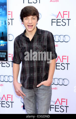 Mary Poppins cinquantesimo anniversario a Screening AFI Fest a TLC Chinese Theatre dotato di: Jake ShortJ dove: Los Angeles, California, Stati Uniti quando: 10 Nov 2013 Foto Stock