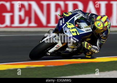 Moto2 GP Valencia - con Valentino Rossi dove: VALENCIA, Spagna Quando: 09 Nov 2013 Foto Stock